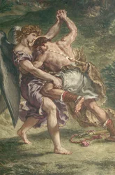 Fight Between Jacob and the Angel (detail)
